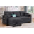 82" L-shape Reversible Linen Sleeper Sectional Sofa, With Pull Out Bed, Storage Chaise And Arms, Corner Couch For Apartment, Dorm, Living Room-124322000