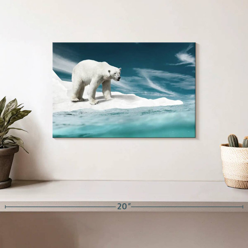Brampt Ice Bear, 8" H x 12" W