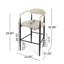 Tabourets de bar modernes et minimalistes pour comptoir de cuisine et salle à manger, ensemble de 2-467388431