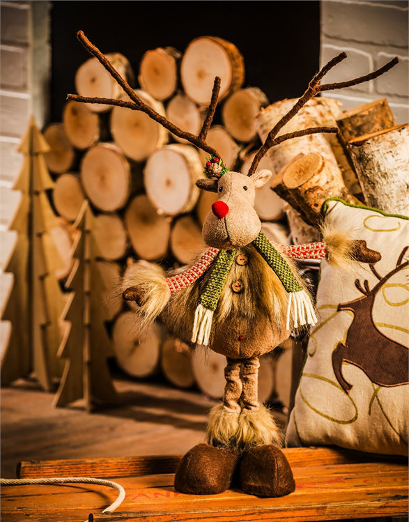 Christmas Animals Stuffed Holiday Accent