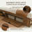 Modern Farmhouse Platform Storage Bed with Concealed Compartments and Open Cubbies-1103158306-1103158307