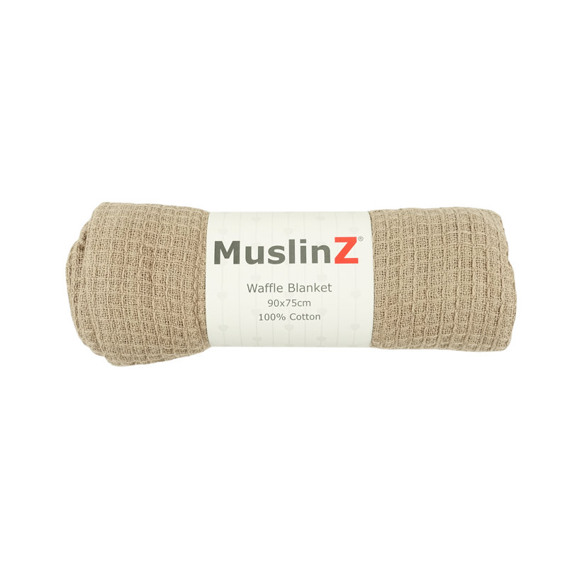Cotton Receiving Blanket, Taupe