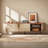 Luxury-modern high-end saddle leather TV cabinet-2066892723