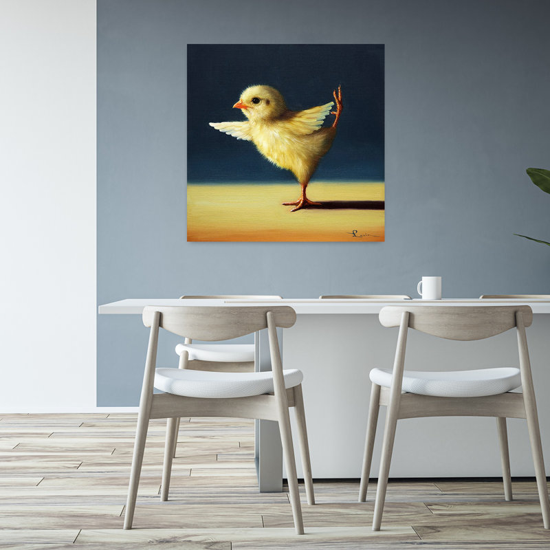 Yoga Chick Dancer Pose, art urbain contemporain, H 32 po x l 32 po