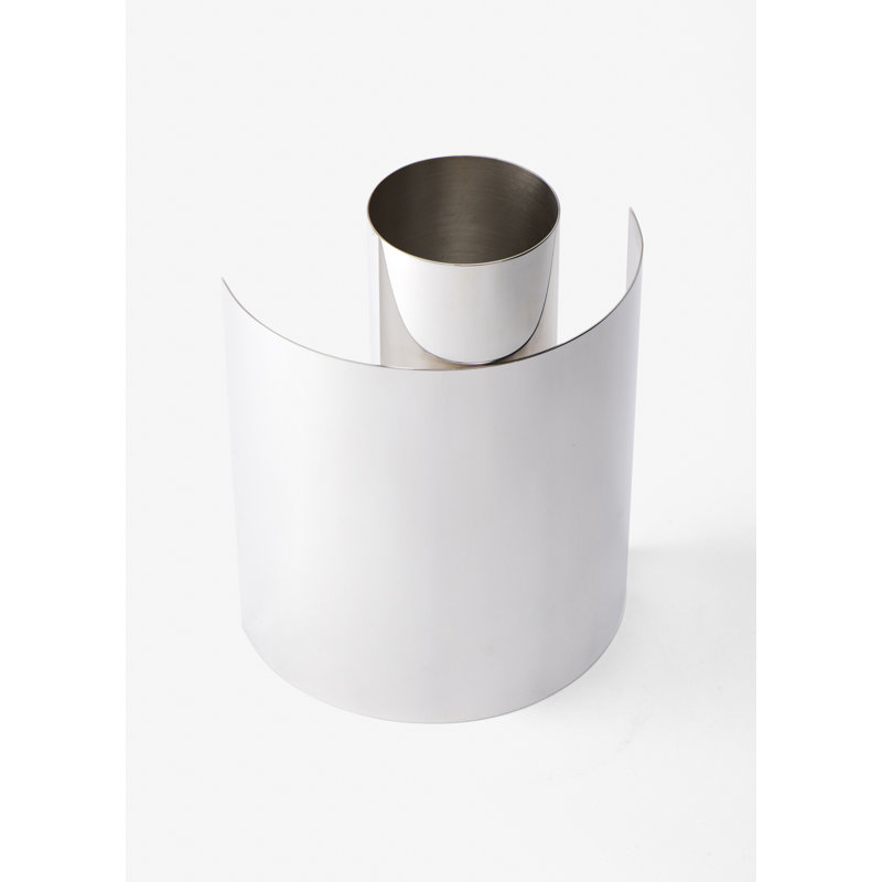 Around Silver Plated Table Vase, Silver/Gold