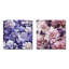 Twedt - Ensemble de 2 carrés décoratifs floraux en métal-102678464