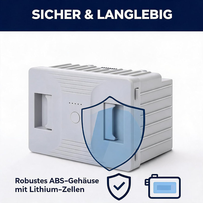 Autokühlschrank-Lithium-Akku, Wiederaufladbar, Tragbar