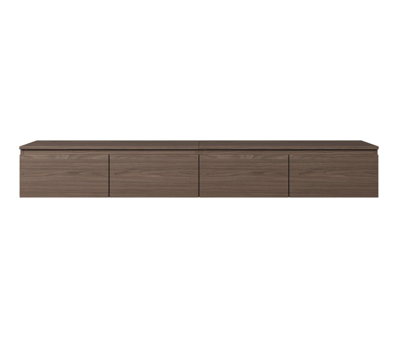 Syvanna 200 cm Wall-Mounted TV Cabinet, Brown