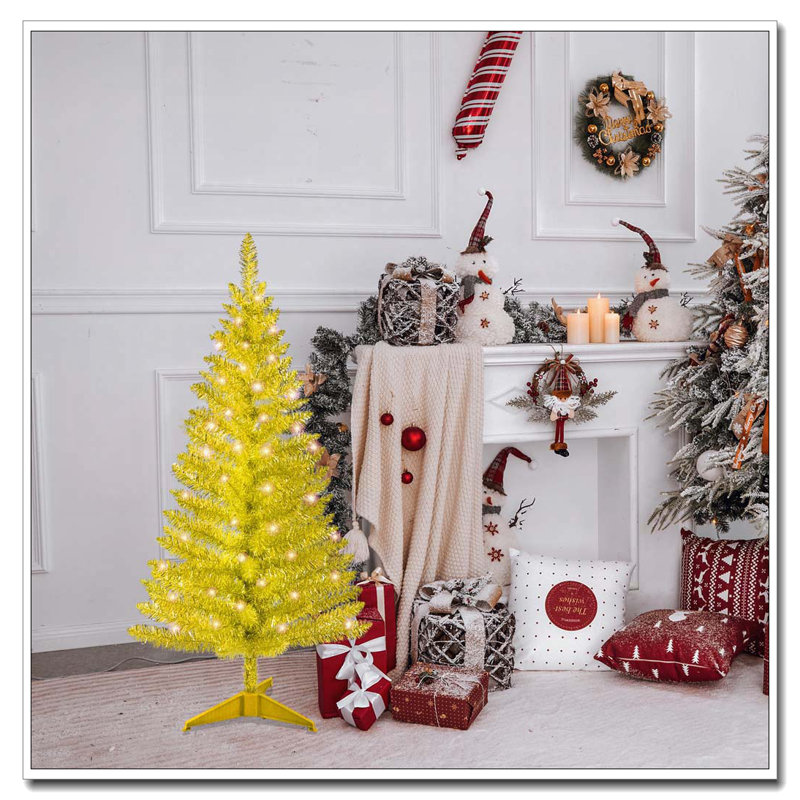 Arbre de Noël doré 4 pi, Doré