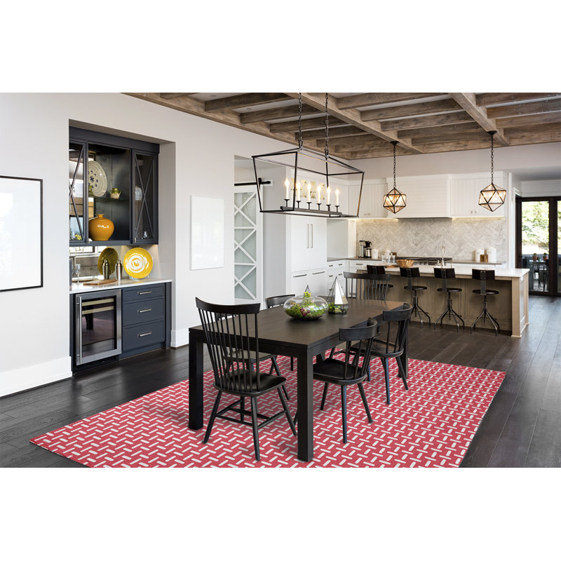 Chenille Geometric Indoor Rug, Rectangle 8' x 10'
