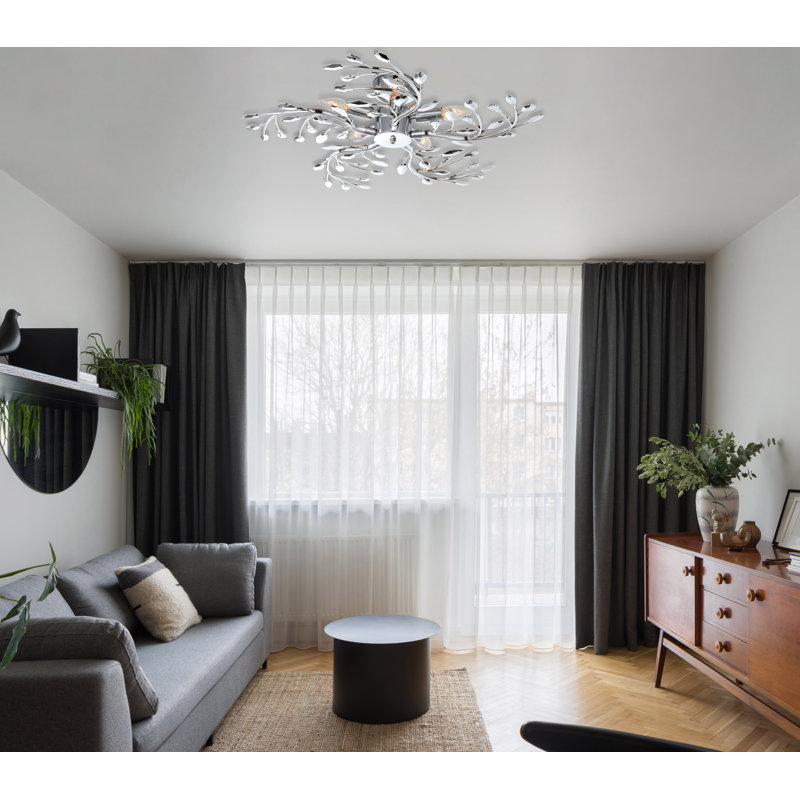 Bravo Glass Flush Mount