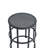 Side Table with Powder Coated Iron Frame