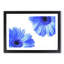 Two Blue Flowers - Picture Frame Painting Print-56733834-56733833