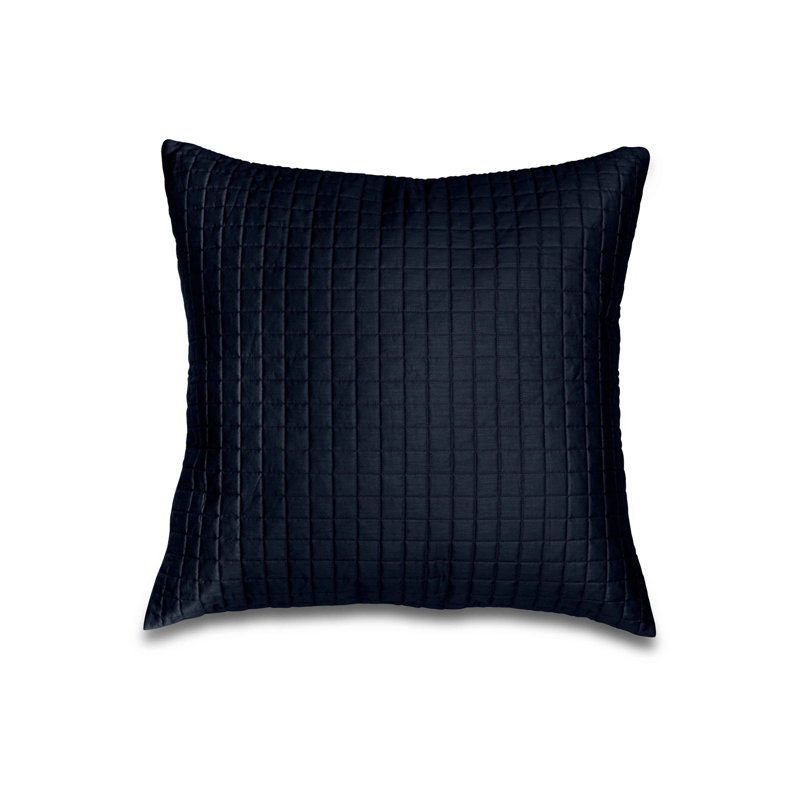 Masaccio Square Throw Pillow, Midnight Blue