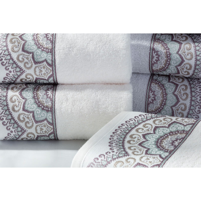 Arroe Midweight Jacquard Bath Towel