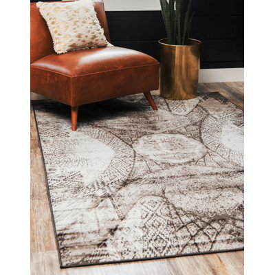 Tapis abstrait brun Affleck