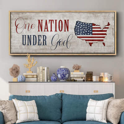 One Nation Under God - Toile encadrée