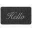 Paillasson pour porte d'entrée Hello Welcome Mat