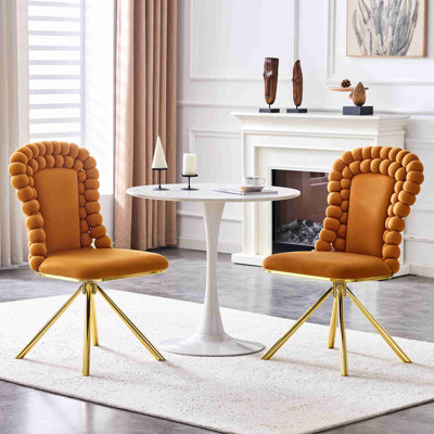 Chaises d'appoint modernes rembourrées pour la salle à manger et la cuisine