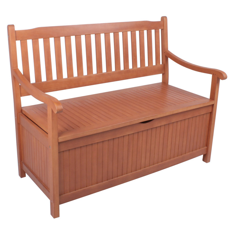 Houston Wood Outdoor Bench