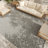 Foundry Select Versatile Diamond Silver Gray Indoor/Outdoor Area Rug-1400308632