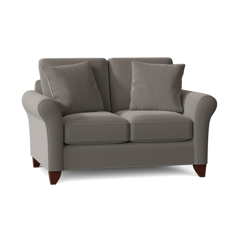 Almada Loveseat, Peyton Gray Performance Twill, Manhattan, No