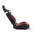 Universal Racing Simulator Seat - Reclinable Bucket Style with Adjustable Lock Slide, PVC/PU Leather-1038027613