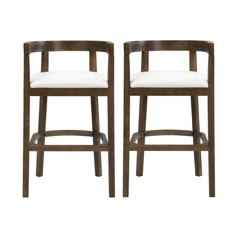 Tabourets de bar (ensemble de 2), Brun