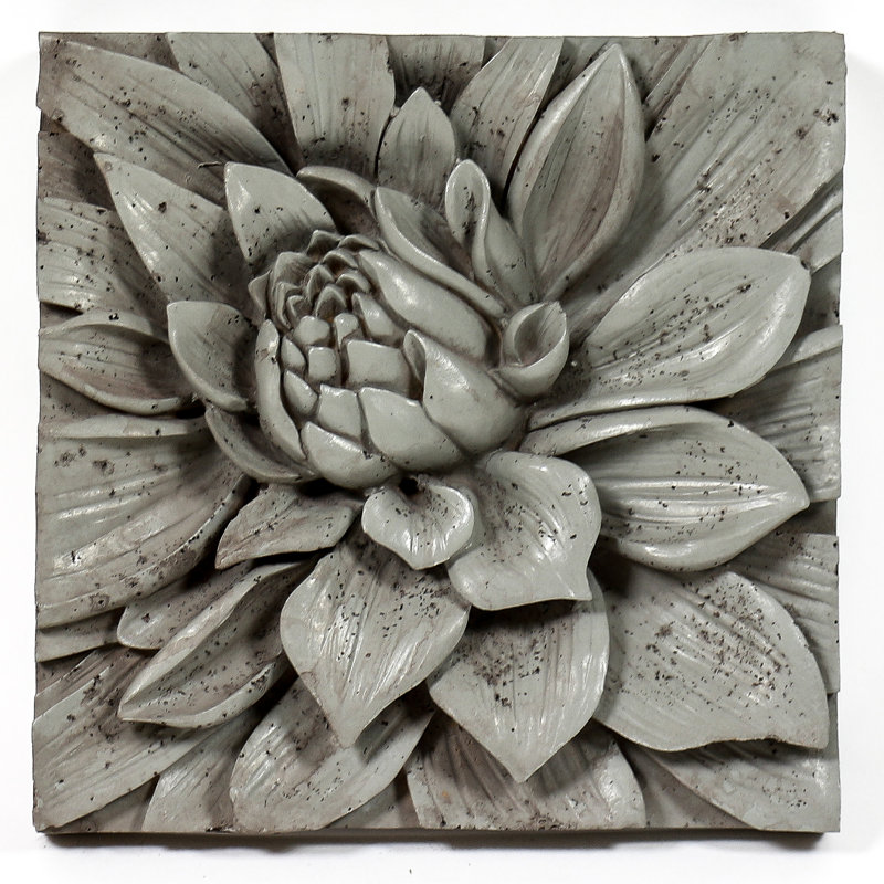 Plaque de dahlia