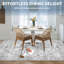 Tapis lavables 10 x 13 pour le salon, tapis de chambre à coucher à motif floral bleu rétro, grande surface de tapis, tapis antidérapant, revêtement de sol rétro-1505845129