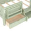 Lit de jour simple avec 2 tiroirs et garde-corps double-531429391