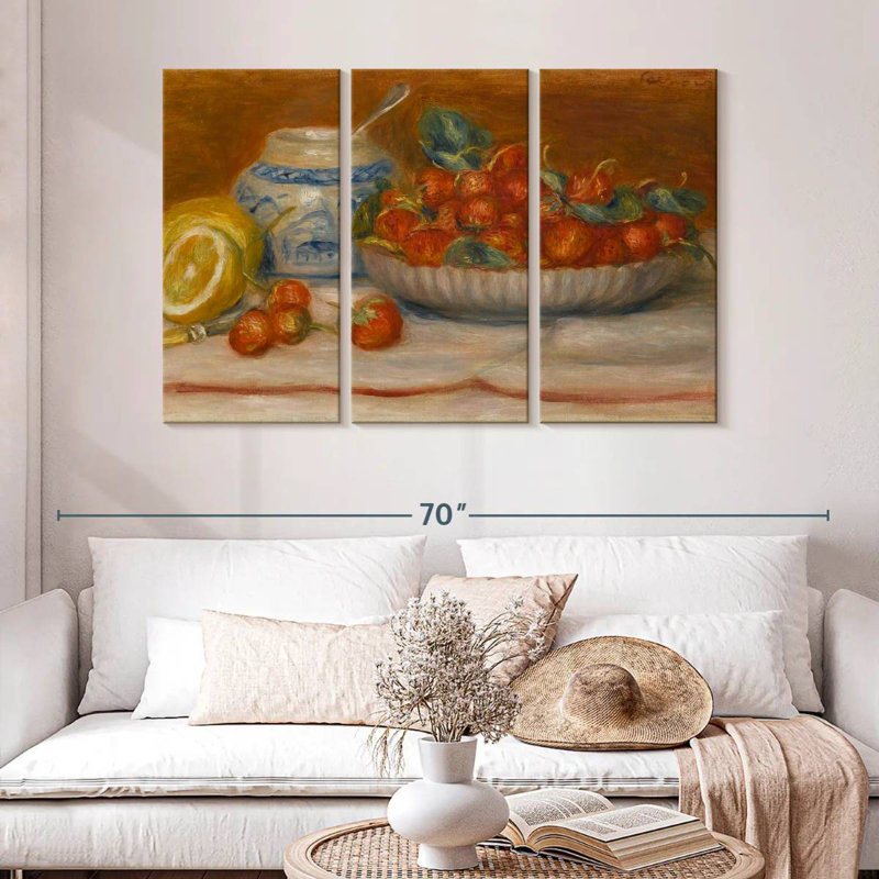 Yarlin Strawberries 1905, 32" H x 50" W
