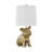18" Resin Pig Table Lamp With Shade-611404055-611404049
