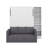 Full Size Murphy Bed Wall Bed With Sofa And Shelves