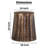 Liora Contemporary Accent Table, Handcrafted Hammered Aluminum Side Table in Bronze Finish
