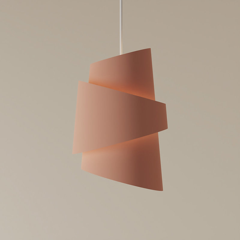 Croissant Pendant Light, White, Blossom