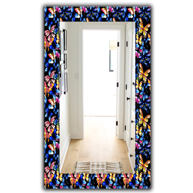 Miroir de salle de bain/meuble-lavabo traditionnel papillon 2, H 39,4 po x l 29,5 po