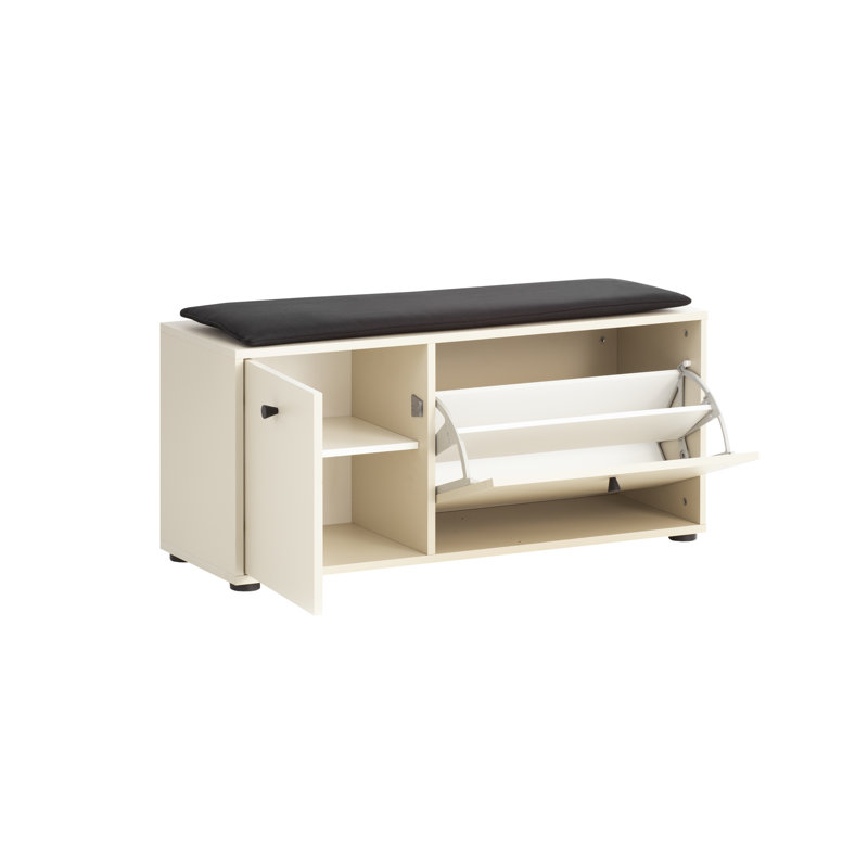 Bruckner 8 Pair Shoe Storage Bench