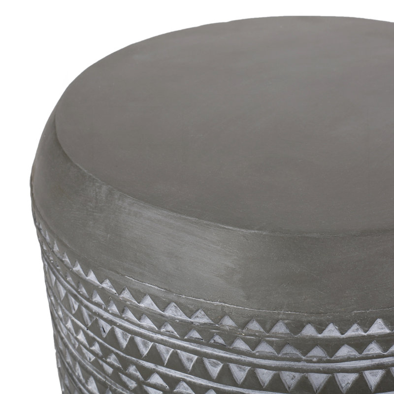 Table d'appoint d'extérieur en béton léger