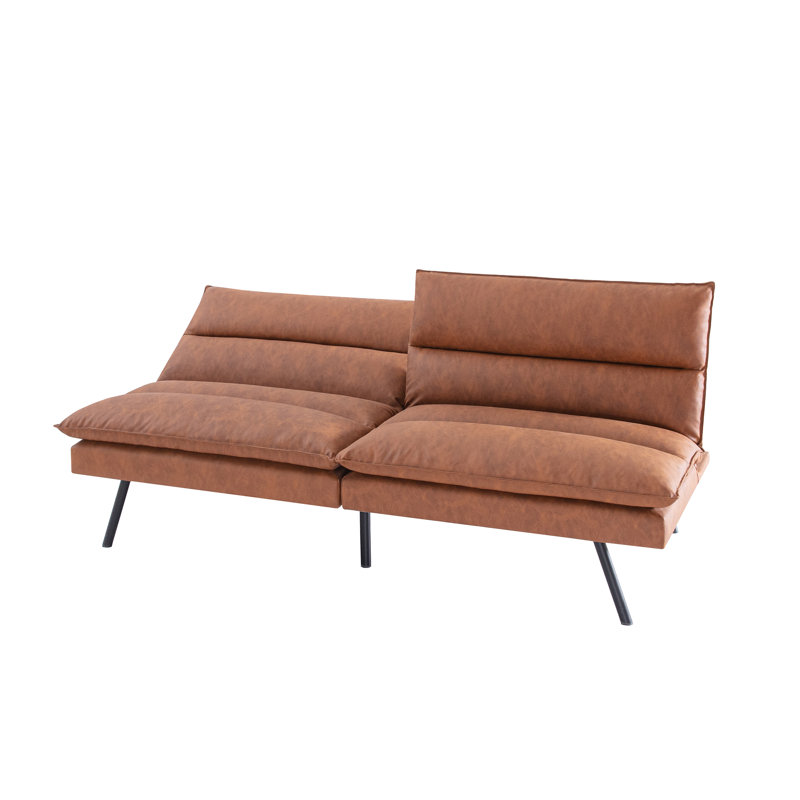 Canapé-lit futon Allantra, Brun