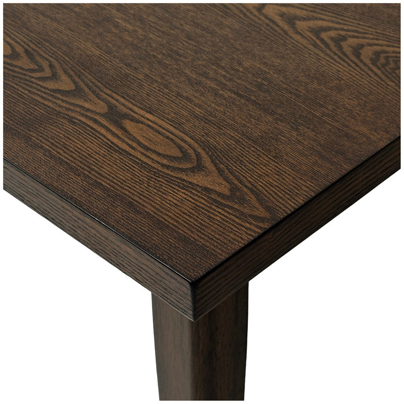 Table de salle à manger en bois (noyer), Brun