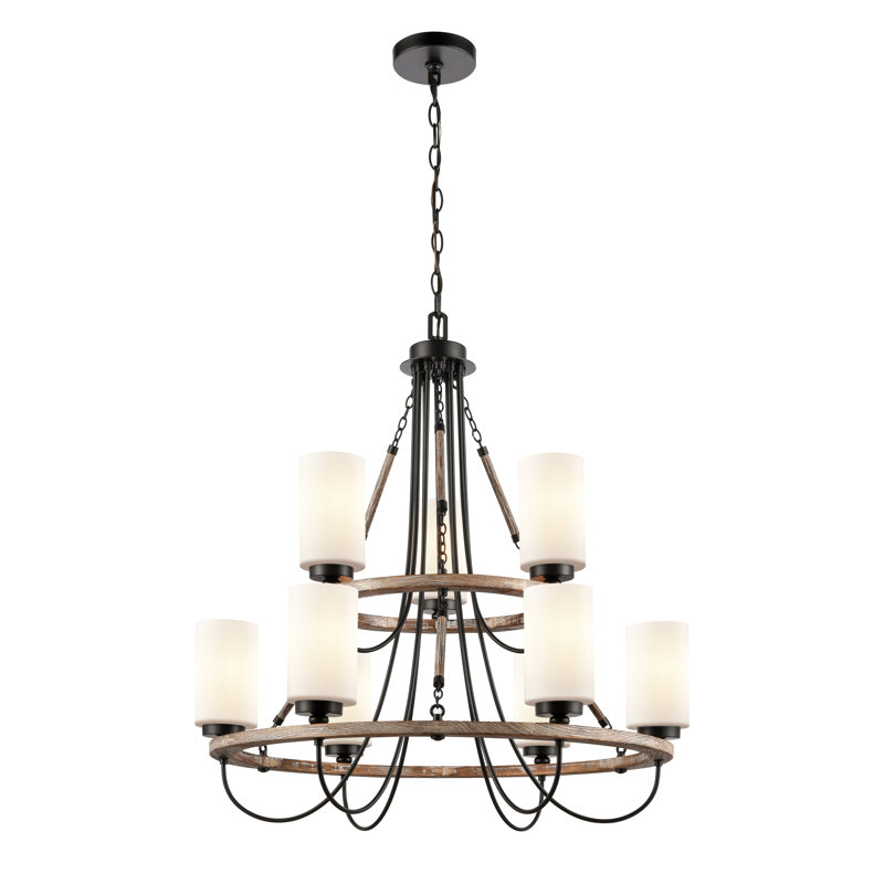 Lustre empire 9 lumières de style bougie Paladin