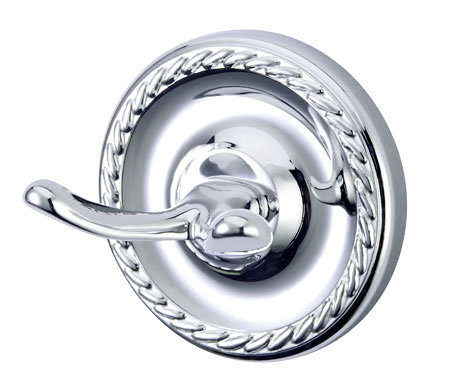 Laurel Wall Mounted Robe Hook, Oil Rub Bronze