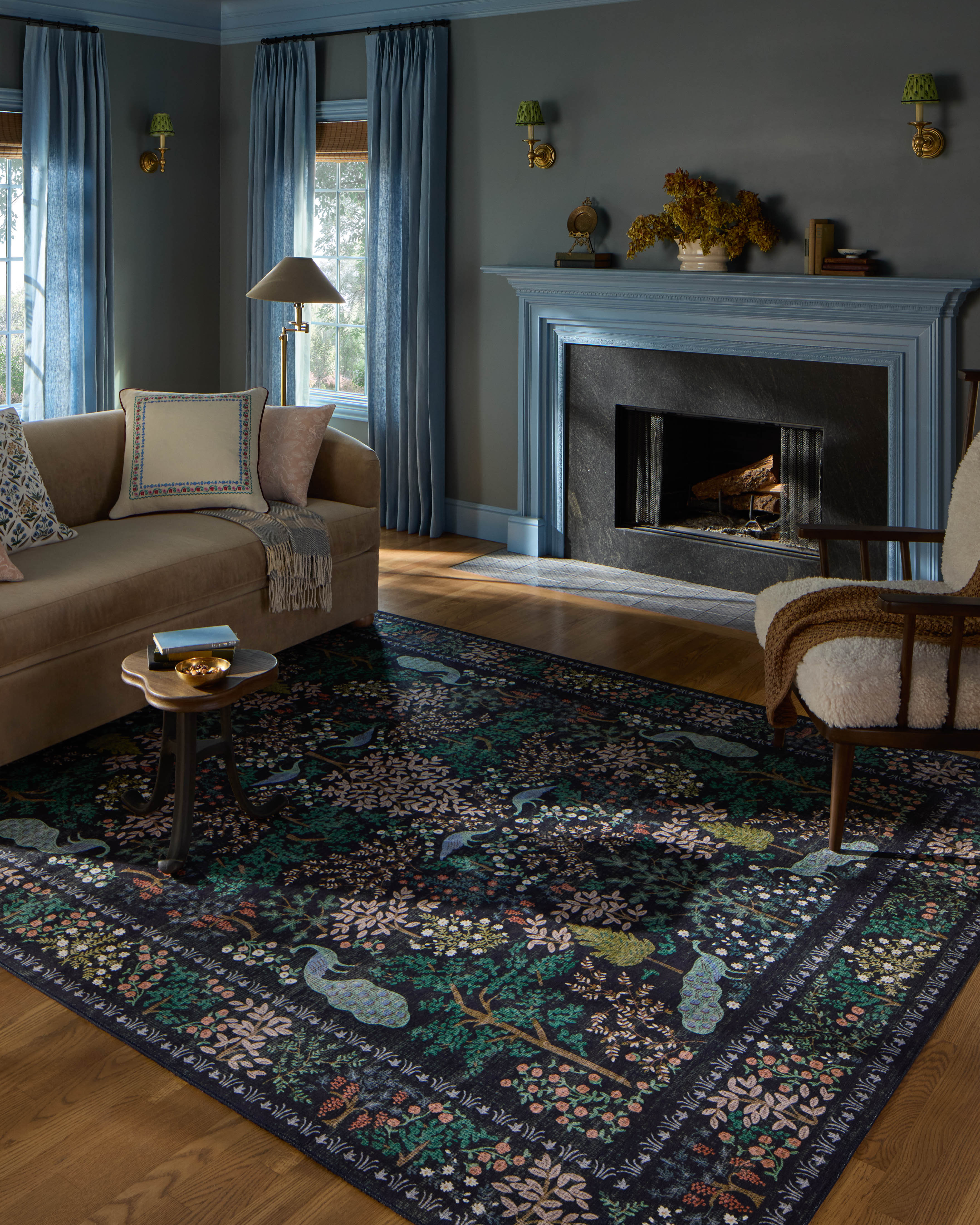 rug カシゴラ クルーネックプルオーバー Rifle Paper Co. x Loloi Canopy CNP-02 Traditional / Oriental Area