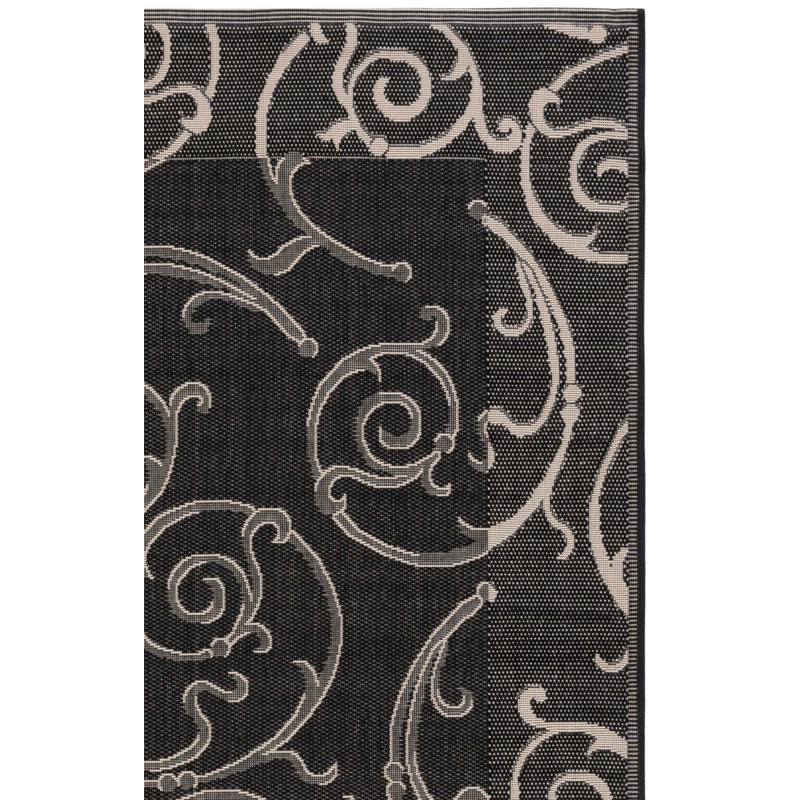 Tapis d'intérieur / extérieur Darryl-James, Rectangle 6 pi 7 po x 9 pi 6 po