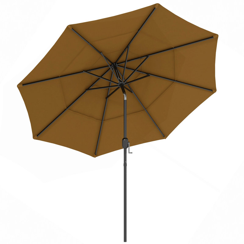 Parasol de marché 3 niveaux, Tanné
