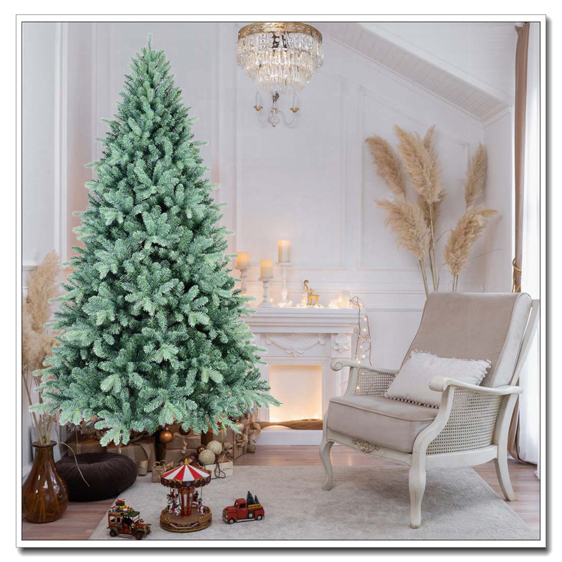 Arbre de Noël 9 pi bleu-vert