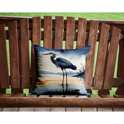 Coussin Blue Heron
