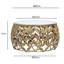 Round White Marble Coffee Table with Silver Aluminium Base-171465863-171465865-171465869-171465868
