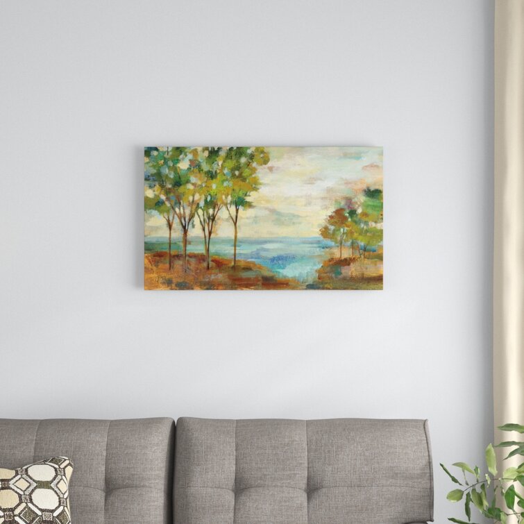 Red Barrel Studio® View Of The Lake On Canvas Print | Wayfair